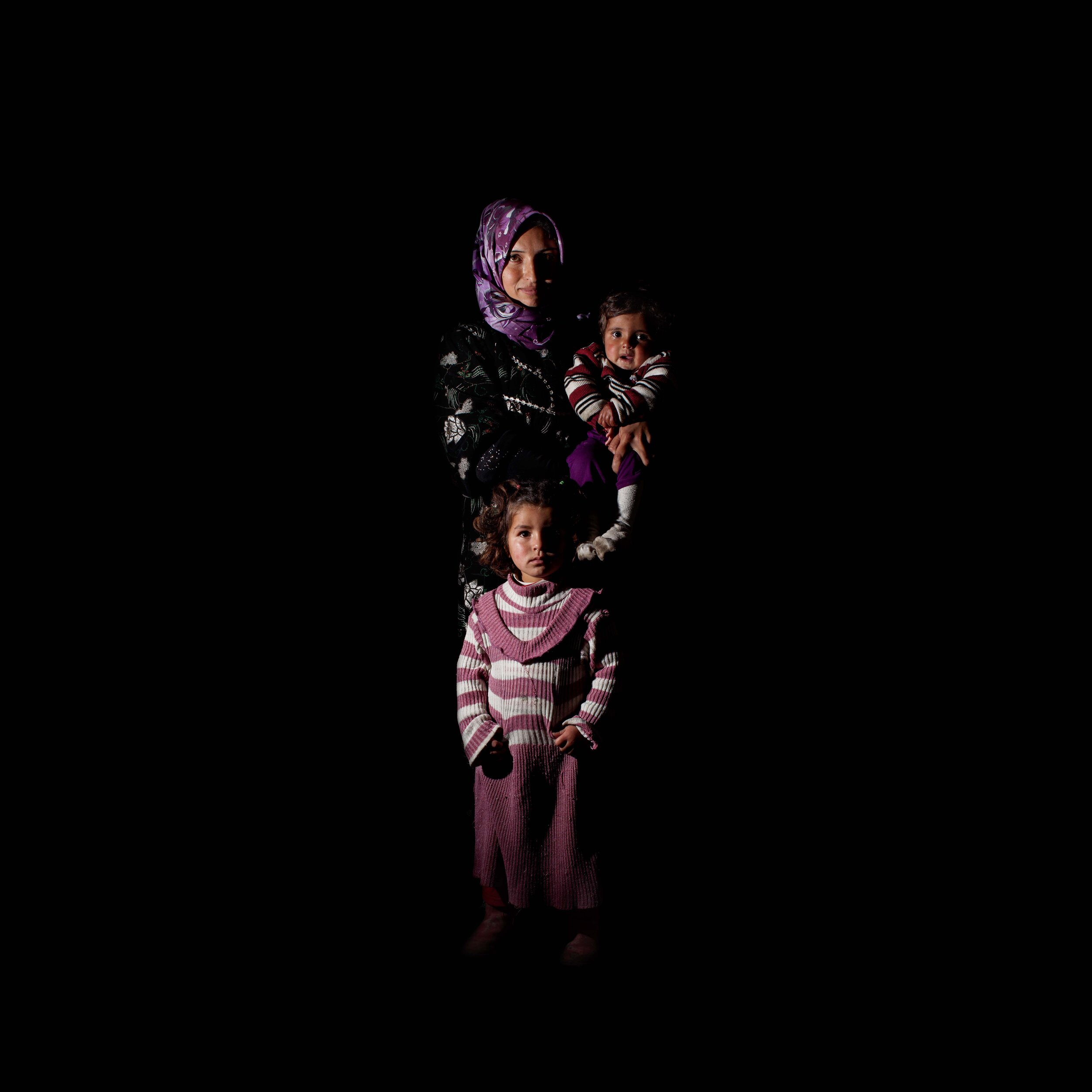  Mariam (25) has two daughters who were born in Lebanon. Their names are Fatmeh, four years old, and Rana, two years old. They have birth certificates but have not fully registered their births. Mariam has been in Lebanon for four years, and her husb