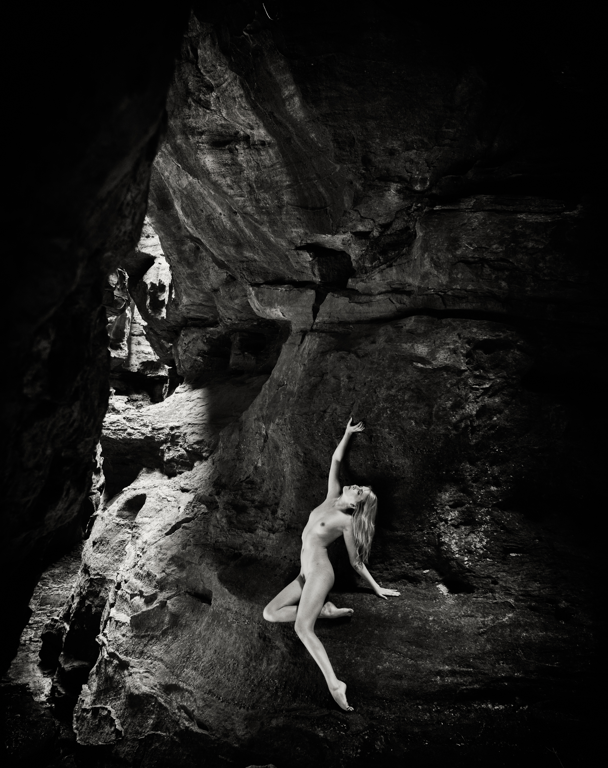  A remote and ancient canyon in the Gardens of Stone NP with model  Sylph Sia .&nbsp;Sylph's grace and form perfectly complements and highlights the grandeur and pristine beauty of this remote and ancient canyon. She is not an intruder here - but com