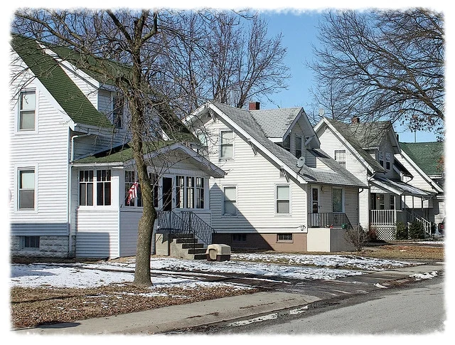  A row of Sears kit homes in Standard Addition.