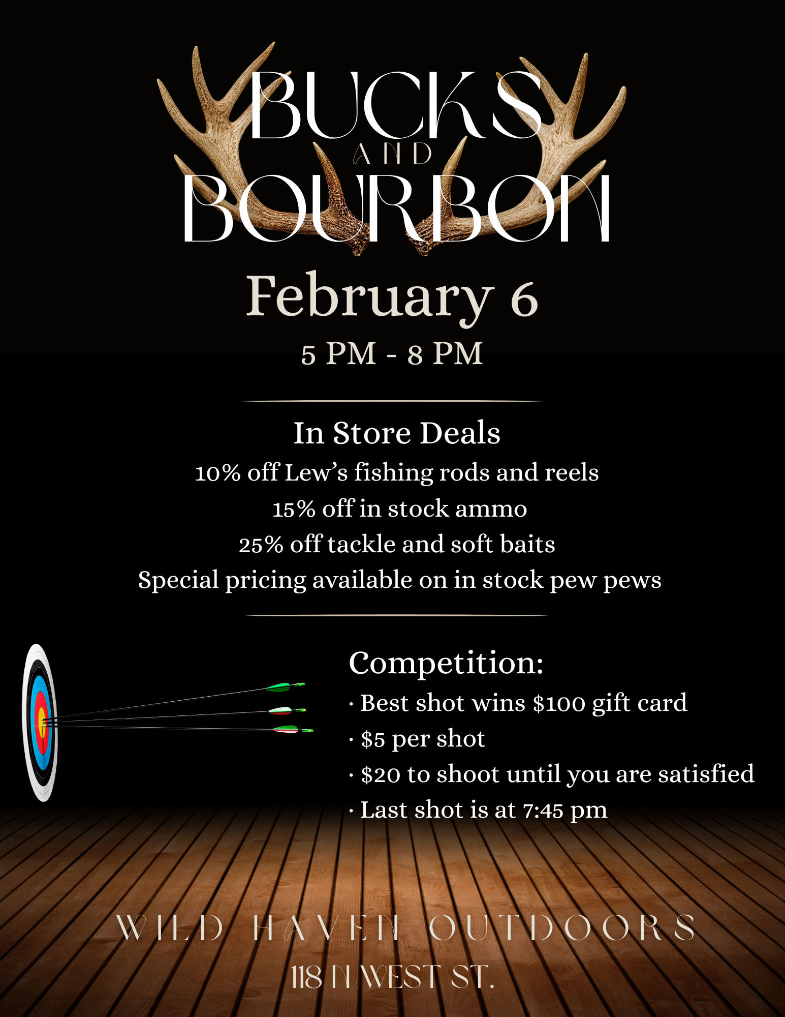 Bucks & Bourbon at Wild Haven