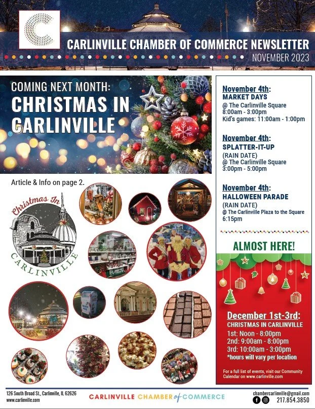 Chamber of Commerce News — carlinville commUnity chamber of commerce