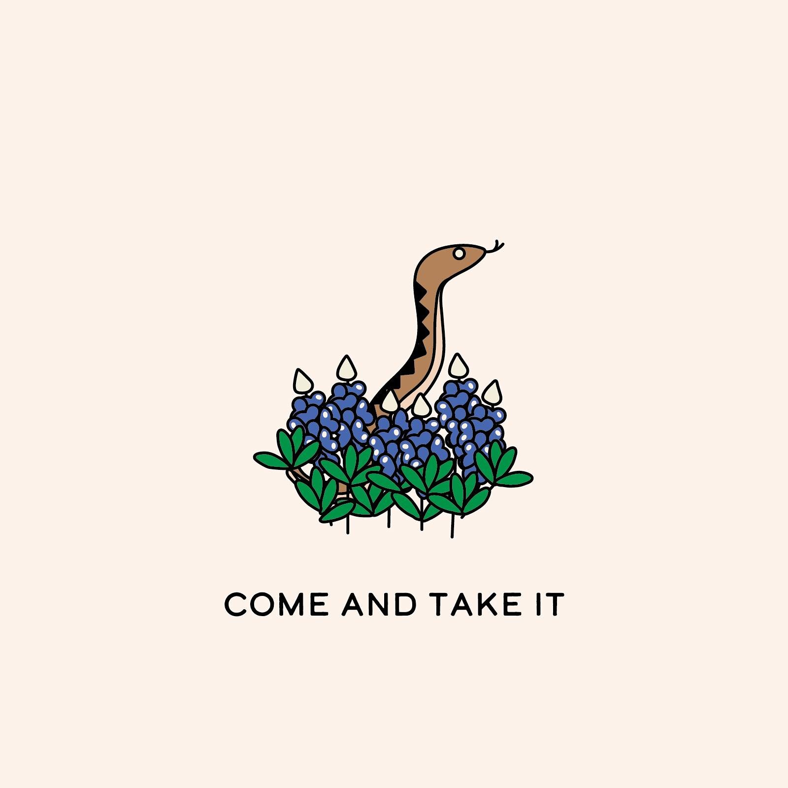 📸 Basically the rattlesnakes here say, &ldquo;go ahead, I dare you to take that picture.&rdquo; A little Texas PSA as you eye those bluebonnet photo ops 😬

#illustration #digitalillustration #graphicillustration #womenwhodraw #instaart #digitalart 