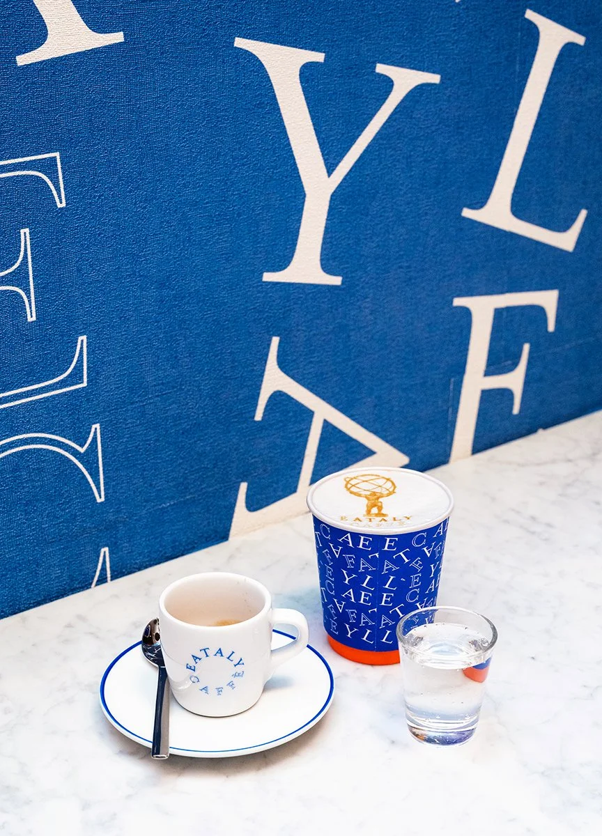 North America | Sample of caffe collateral design (espresso & to-go cups).
source: Eataly