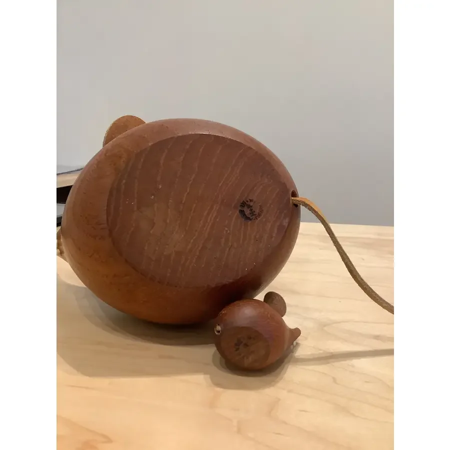 I need this Pair of H & F Denmark Solid Teak Wooden Mice | Mid