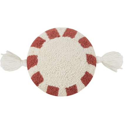 Peppermint Candy Hook Pillow