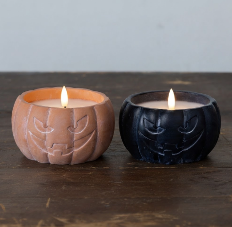 Jack-O-Lantern 3D Flame Candle