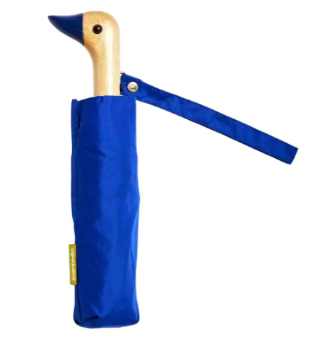 Eco-Friendly Duck Umbrella by Original Duckhead with recycled canopy and birch handle - Royal Blue