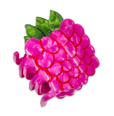 Mini Raspberry Hair Claw Clip