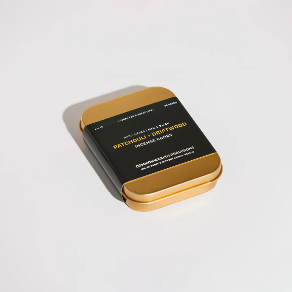 Patchouli + Driftwood Incense Cones