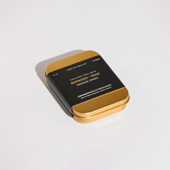 Redwood + Rose Incense Cones