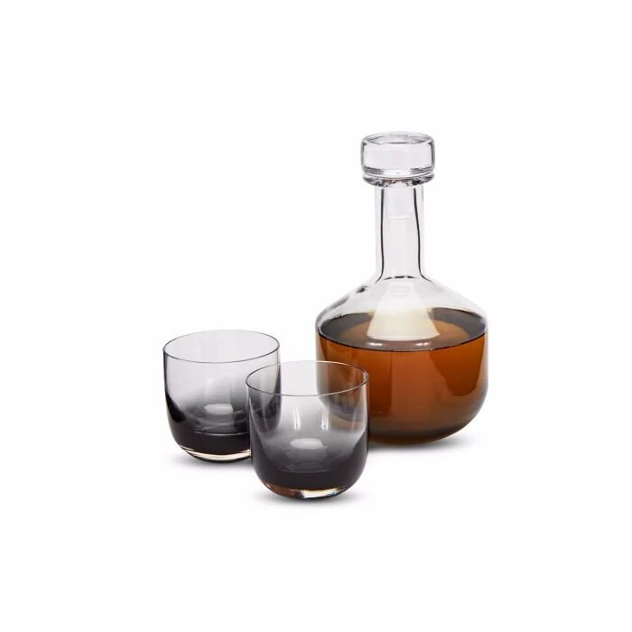 Tom Dixon Whiskey glasses with tank decanter
