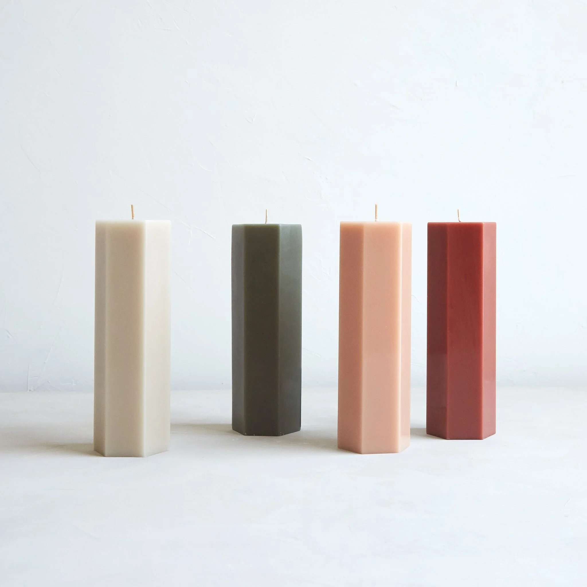 Hexagon Pillar Candle
