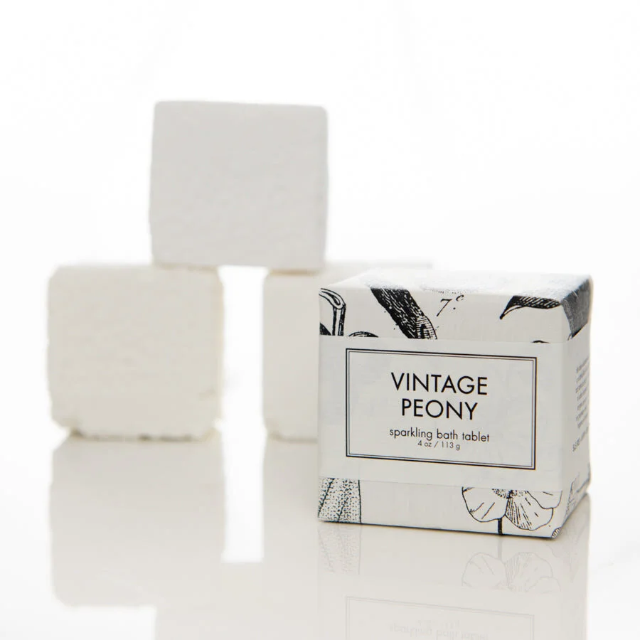 VINTAGE PEONY Sparkling Bath Tablet