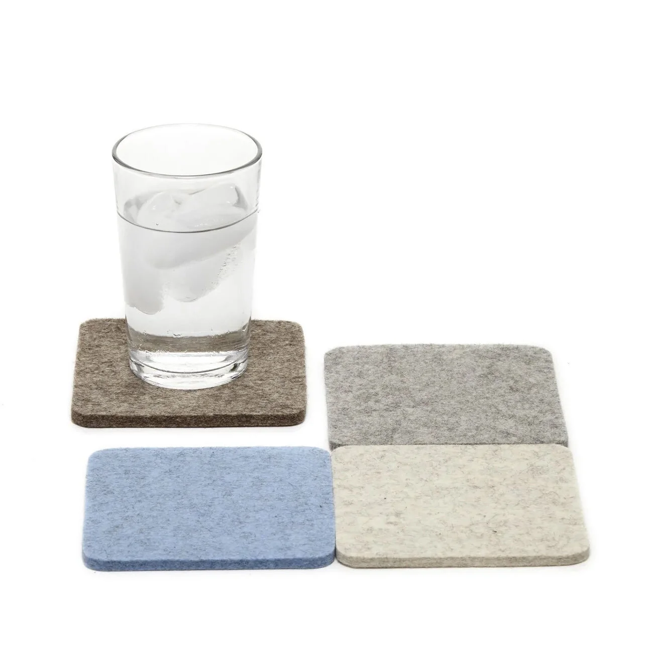 Square Felt Coasters - 4 pack