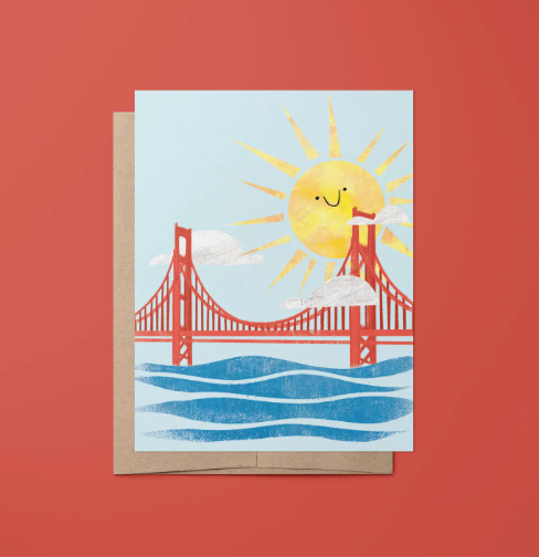 "San Francisco" Greeting Card