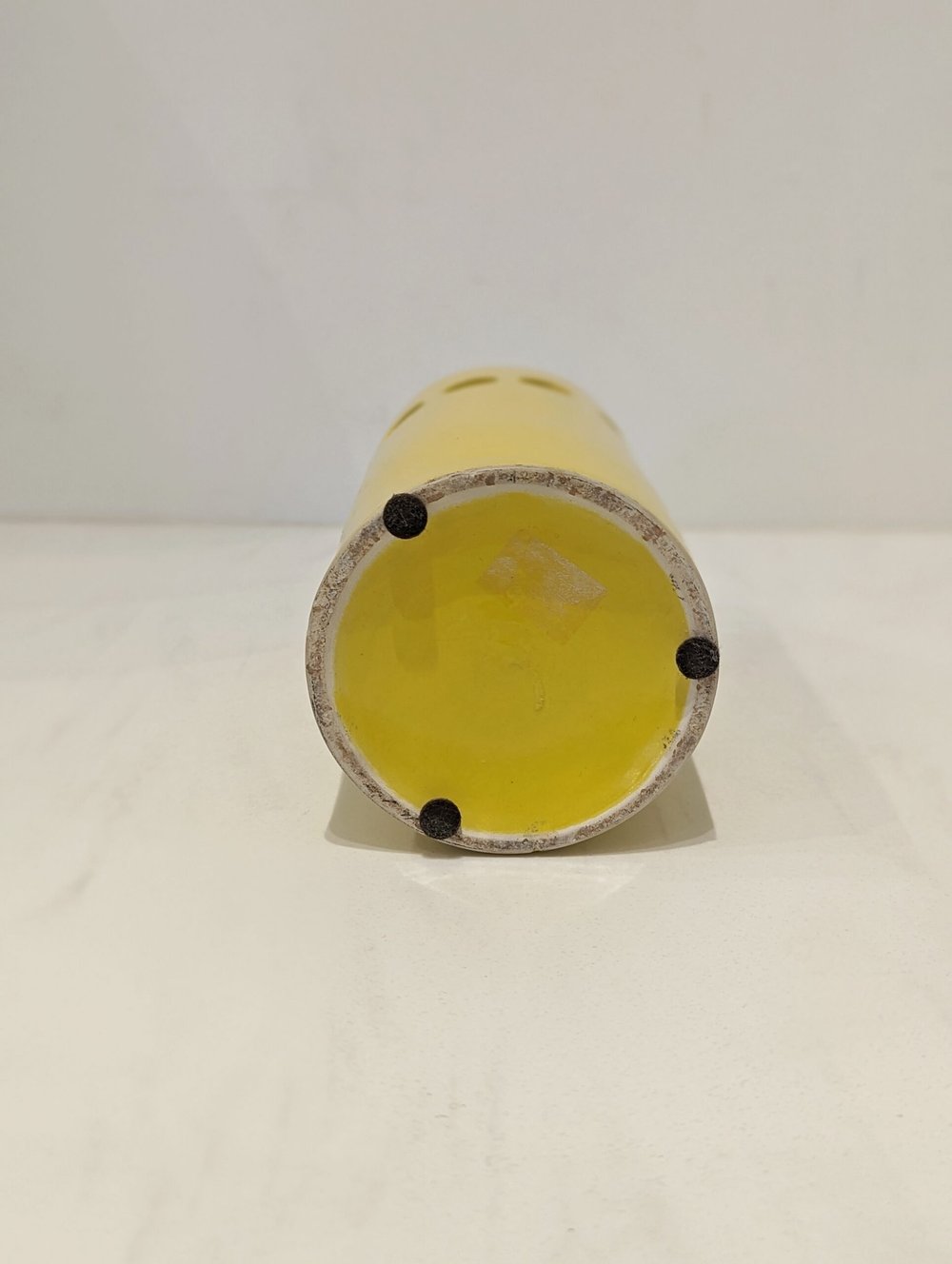 I need this 1960s Aldo Londi Bitossi Yellow Ceramic Vase with