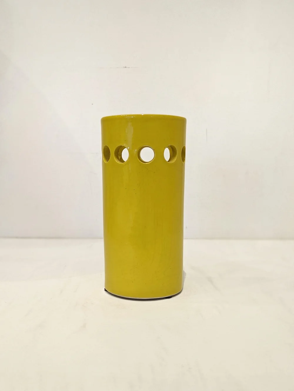 I need this 1960s Aldo Londi Bitossi Yellow Ceramic Vase with