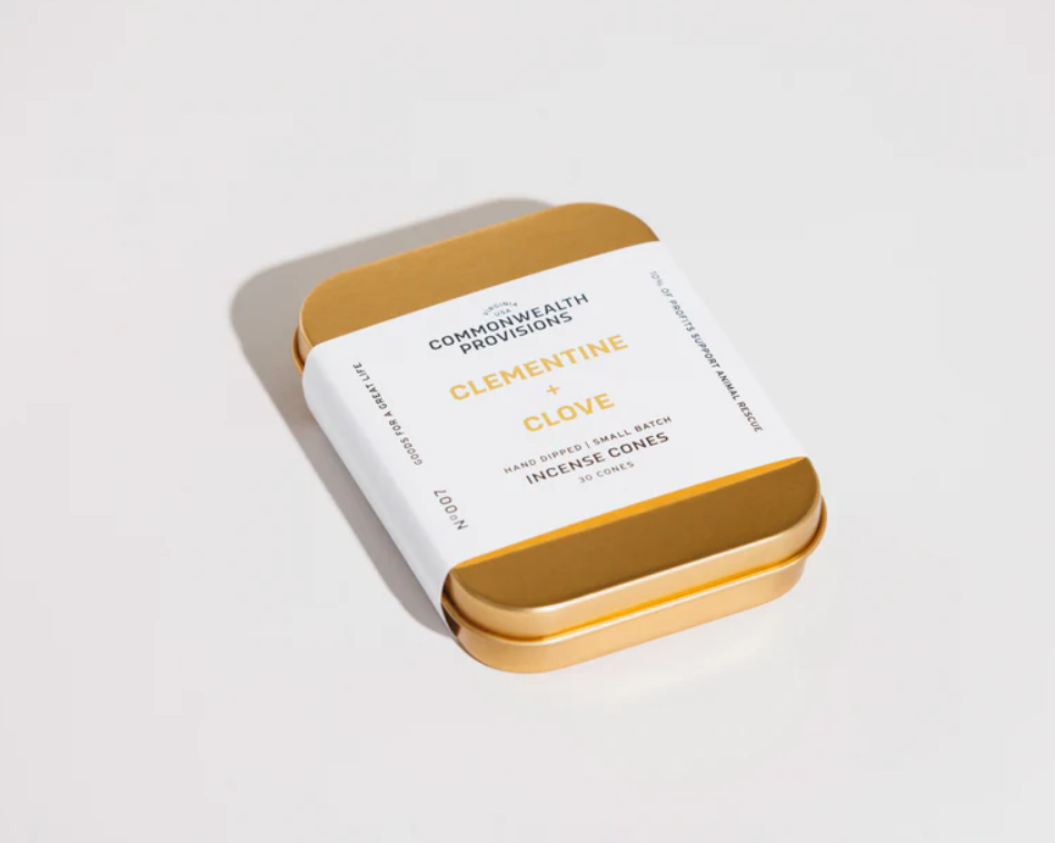 Clementine + Clove Incense Cones