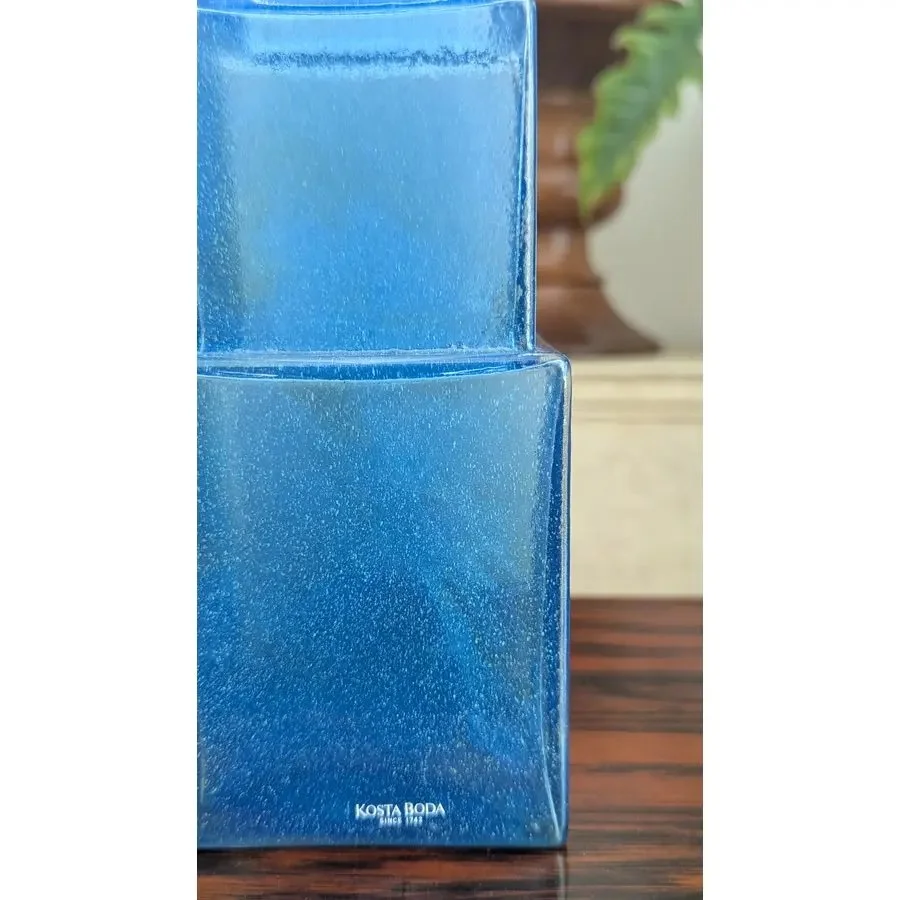 Cobalt blue Metropolis vase With makers mark