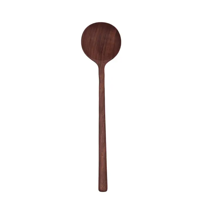 Wood Round Spoon