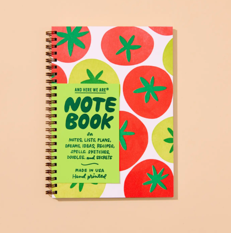 Tomato Spiral Notebook