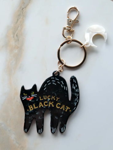 Lucky Bag Charm | Black Cat