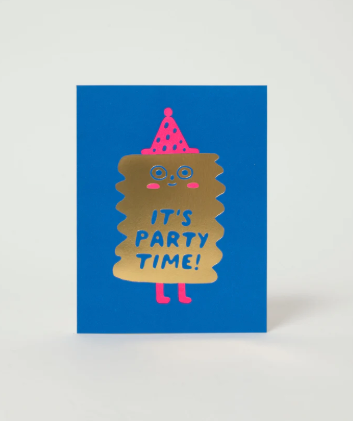 Party Time Birthday Card