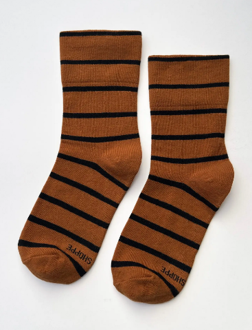Embrace cozy versatility with the Camel Wally Socks by Le Bon Shoppe, crafted for all-day style and comfort.