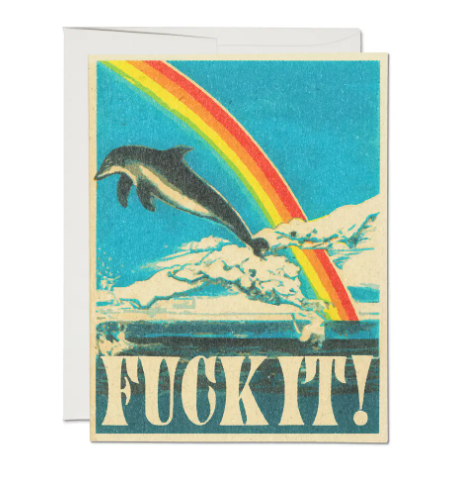 Dolphin Encouragement Greeting Card