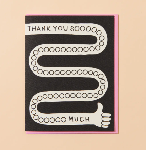 Thanks Soooo Much Greeting Card