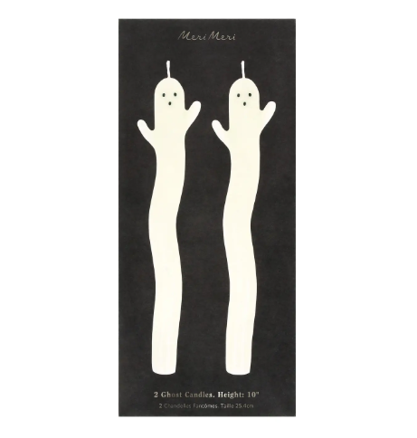 Gift-ready and stylishly spooky, the beautifully packaged Meri Meri ghost candles make the ultimate host gift or party centerpiece.