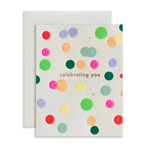Celebrating You Dot Card