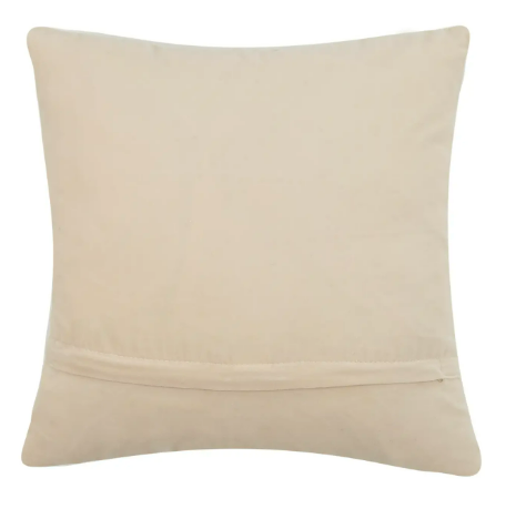 Handcrafted floral accent pillow featuring a pink peony blossom and a soft polyester velvet back.