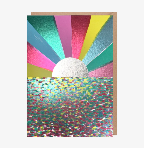 Colourful Sunrise Greeting Card