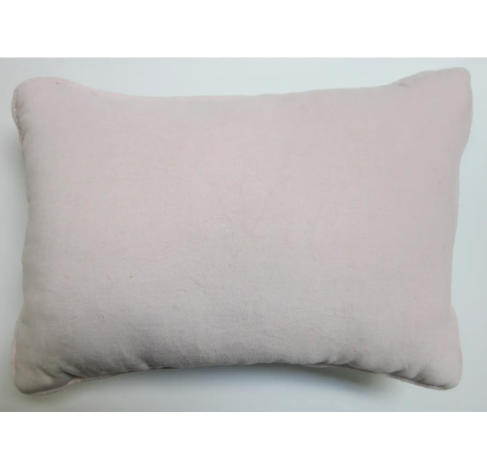 The plush, soft cotton velvet back of the Sarcasm's My Love Embroidered Pillow by Peking Handicraft guarantees comfort from every angle.