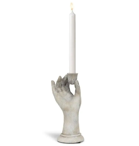 Tall Dainty Hand Taper Candle Holder