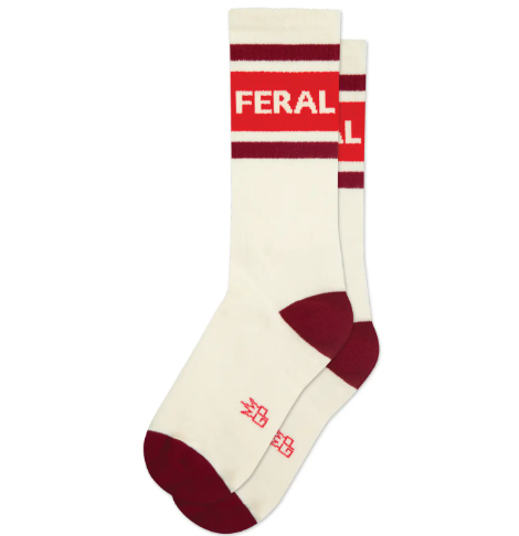 A pair of American-made cotton blend socks for those with a wild spirit and a bold sense of style.