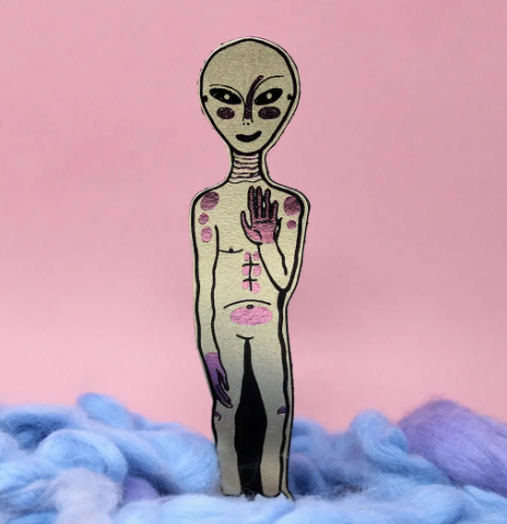 Alien Bookmark