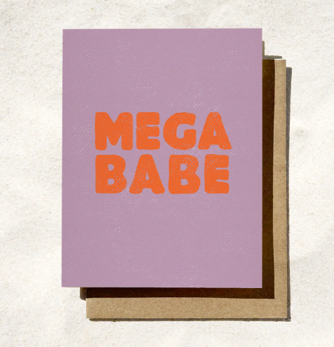 Mega Babe Birthday Card
