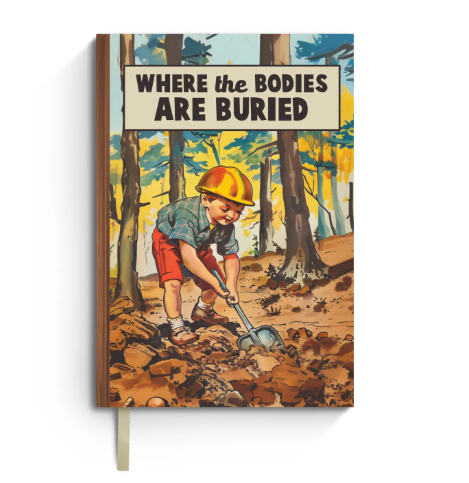 Where the Bodies Are Buried - Funny Notebook Journal