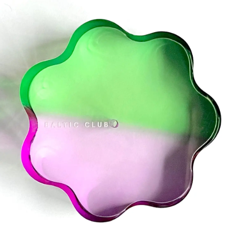 Close up of the Nimbus Duotone Acrylic Incense Holder.