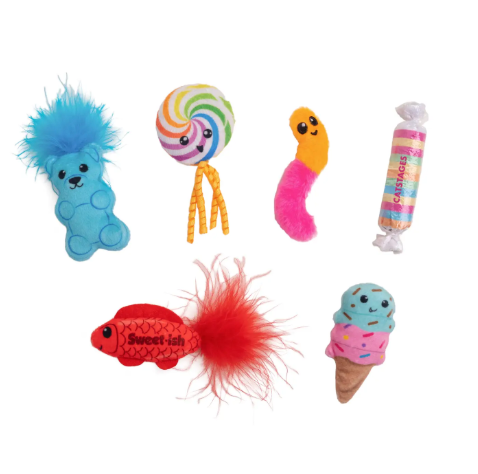 Catstages Kitty Sweet Treats Cat Toys 6 Pk