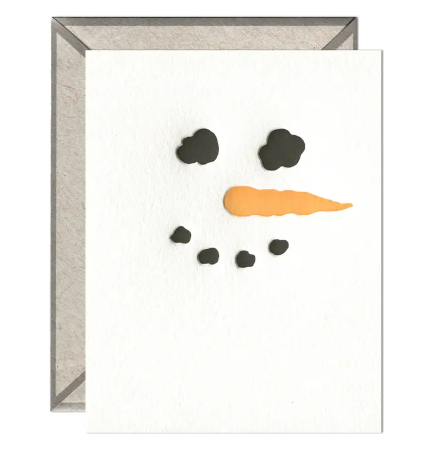 Snowman - Winter Holidays Card