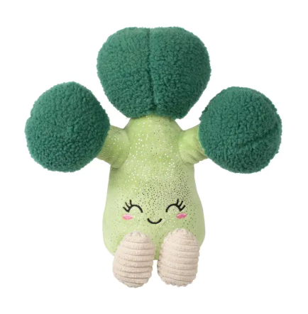 A fun and quirky vegetable-themed dog toy with a loud squeaker, ideal for fetch and play for dogs of all breeds.