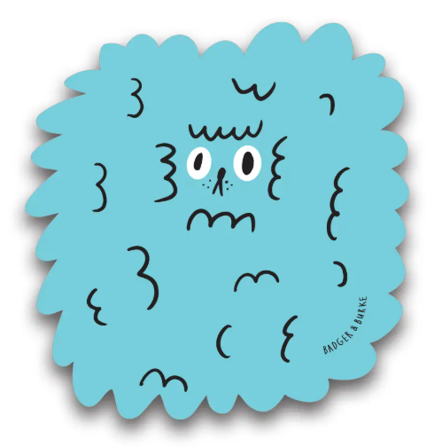 Fluffball Sticker