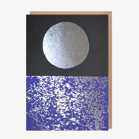 Moon By Sea Greeting Card