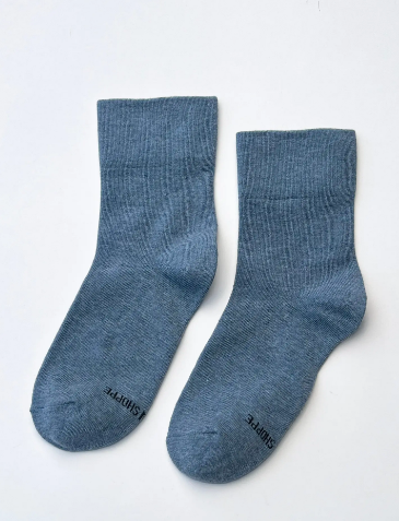 Transition seamlessly from work to weekend with the versatile Denim Sneaker Socks by Le Bon Shoppe.