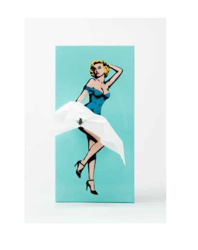 Flying Skirt Tissue Box