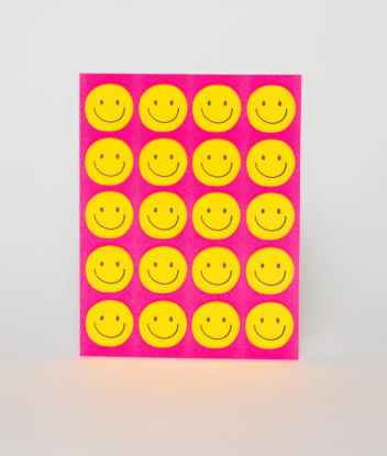 Smiley Faces Repeat Card