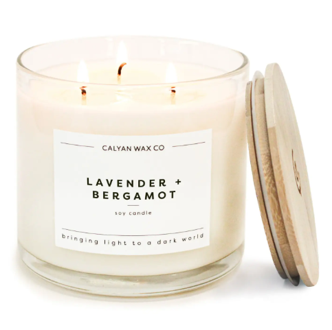 Lavender + Bergamot | 3-Wick Candle